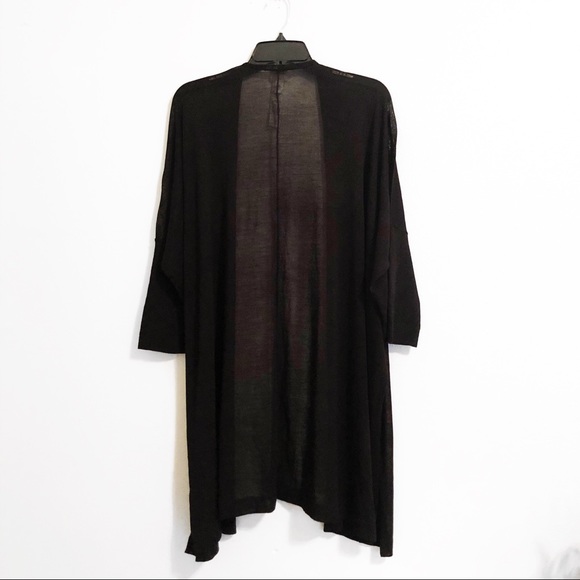 Chico’s | Light Black Cardigan Duster - Picture 2 of 5